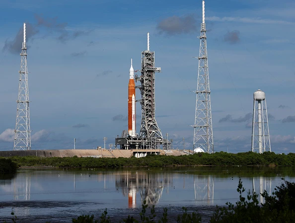 NASA moon rocket on track for launch despite lightning hits