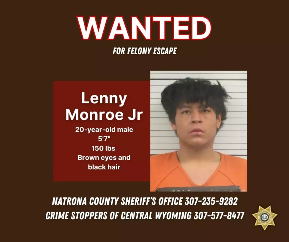 Natrona County Sheriff’s Office Looking for CRC Resident Wanted for Felony Escape