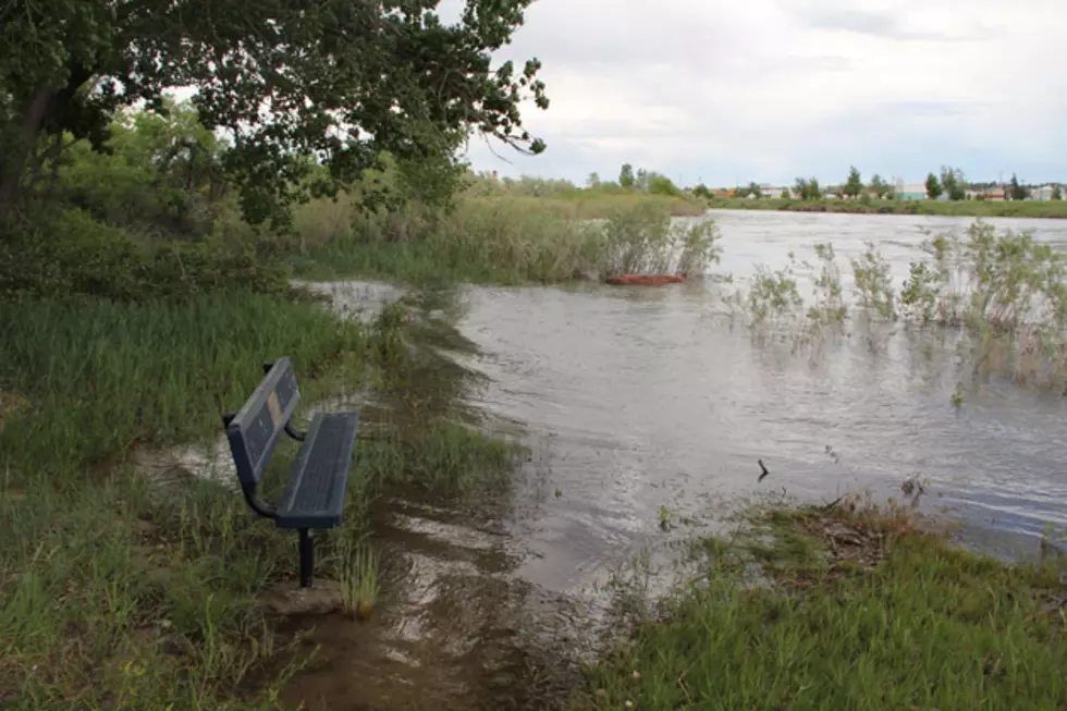 Rivers in Wyoming Recede But Still Running High